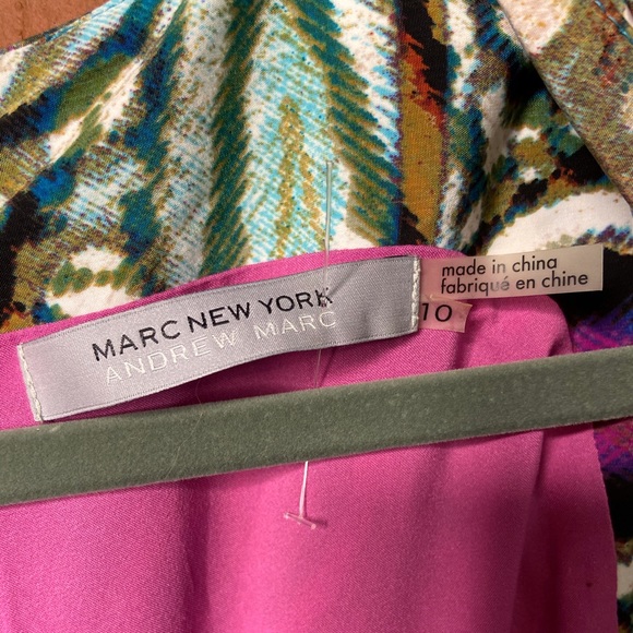 Stained glass faux wrap print dress - Picture 4 of 6